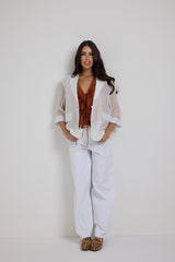 Denim jeans bianco FEDERICA BI
