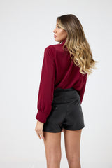 Camicia con cravatta con spille FEDERICA BI ( più colori )