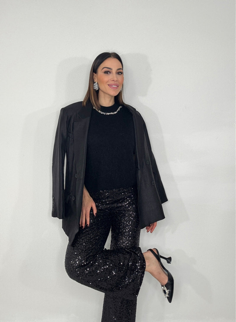 Pantalone in paillettes FEDERICA BI