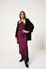 Abito in raso slip dress FEDERICA BI ( vari colori )