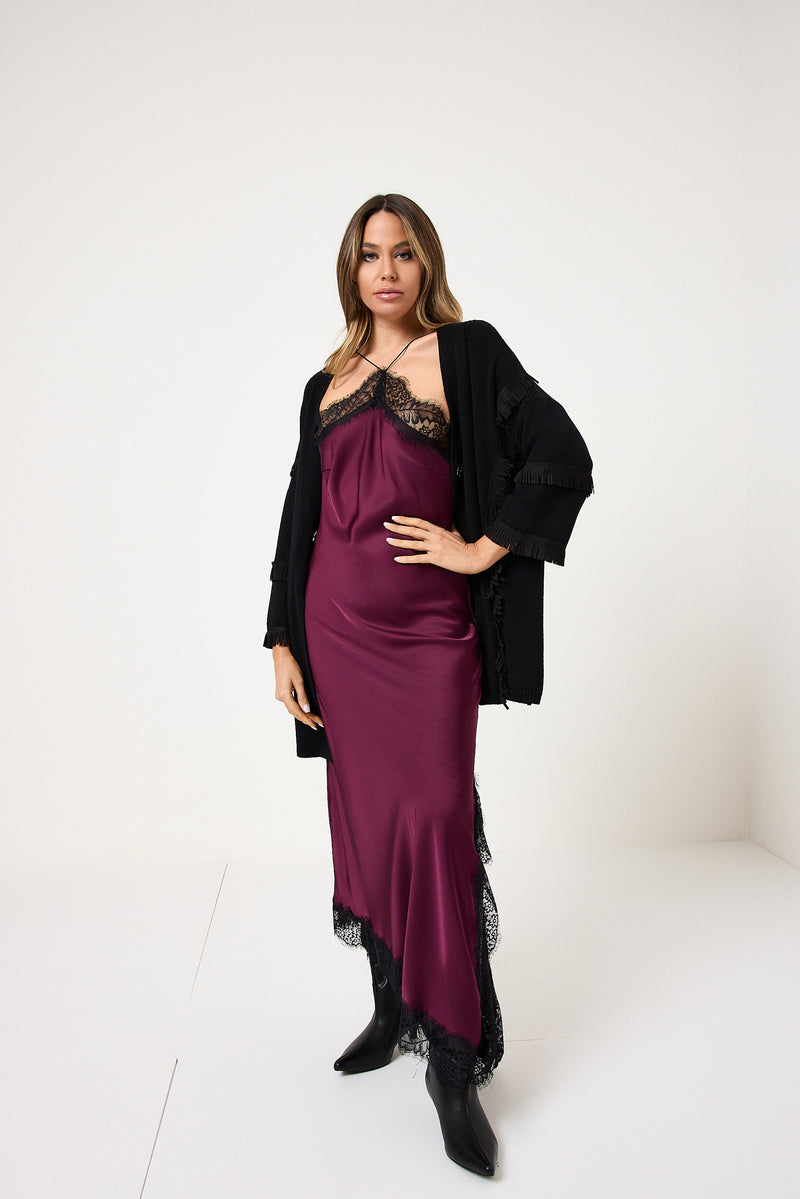 Abito in raso slip dress FEDERICA BI ( vari colori )