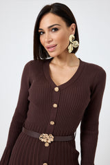 Abito con cintura FEDERICA BI ( vari colori )