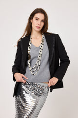 Gonna lunga in paillettes FEDERICA BI ( due colori )