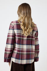 Camicia felpata con cravatta FEDERICA BI