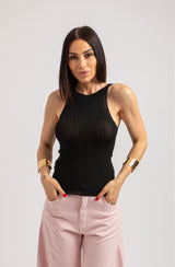 Top canotta in maglina FEDERICA BI