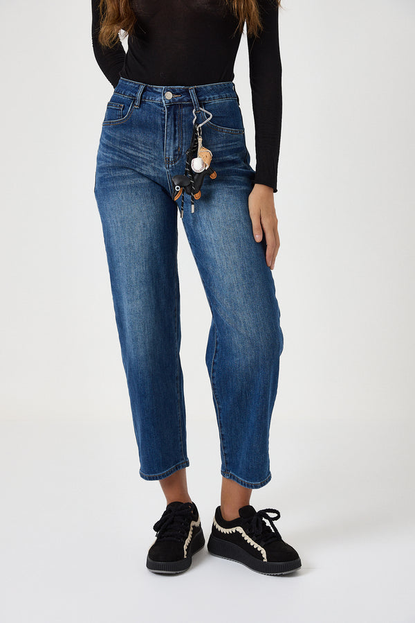 Denim blu elasticizzato charms FEDERICA BI