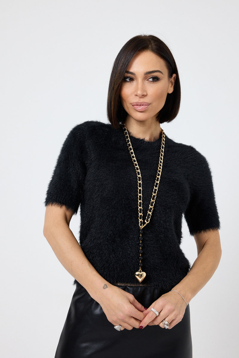 Maglioncino in ciniglia FEDERICA BI ( più colori )