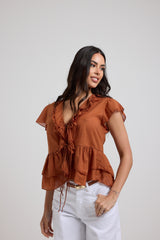 Camicia volant FEDERICA BI
