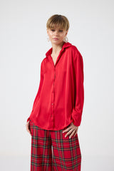 Camicia in raso FEDERICA BI ( più colori )