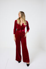 Tuta in velluto FEDERICA BI ( più colori )