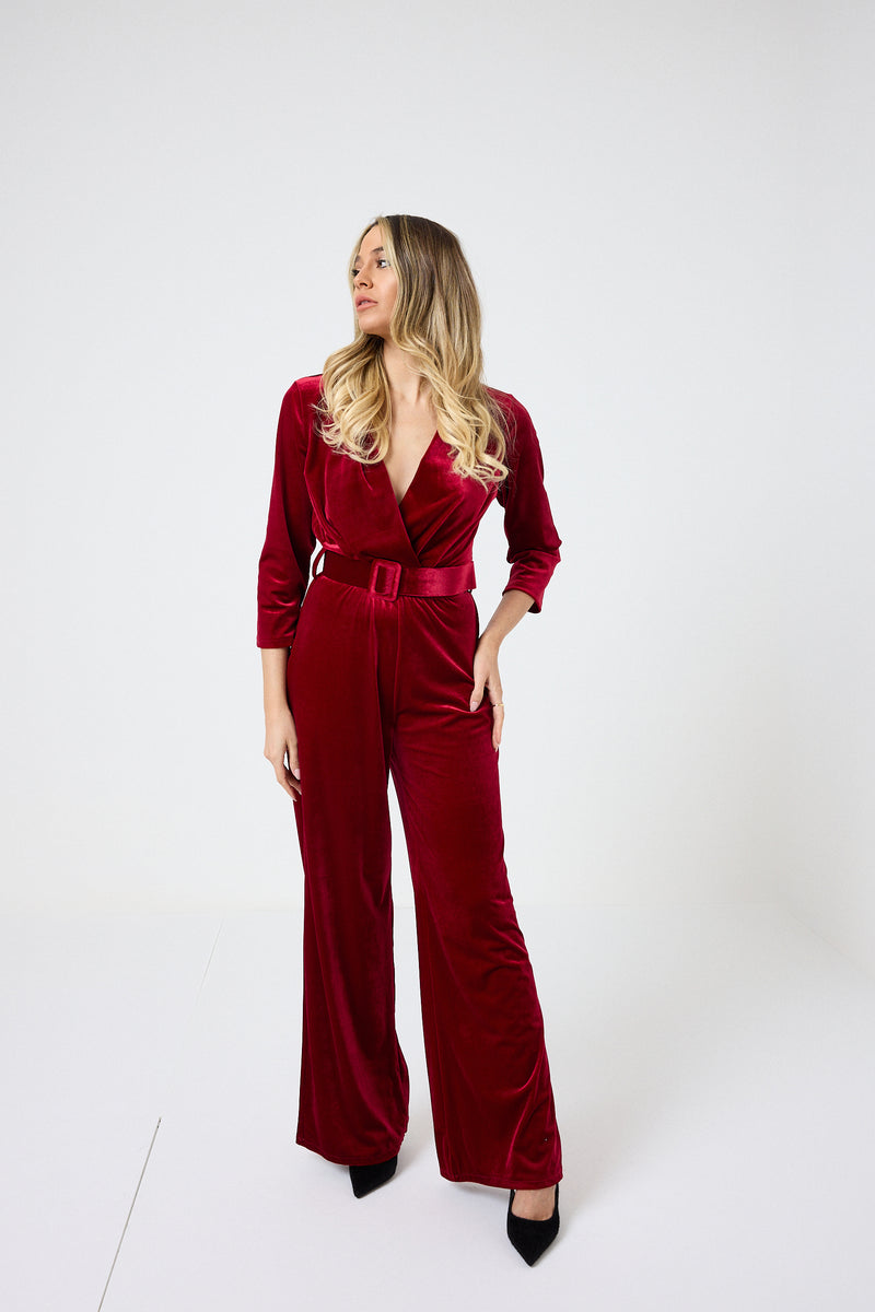 Tuta in velluto FEDERICA BI ( più colori )