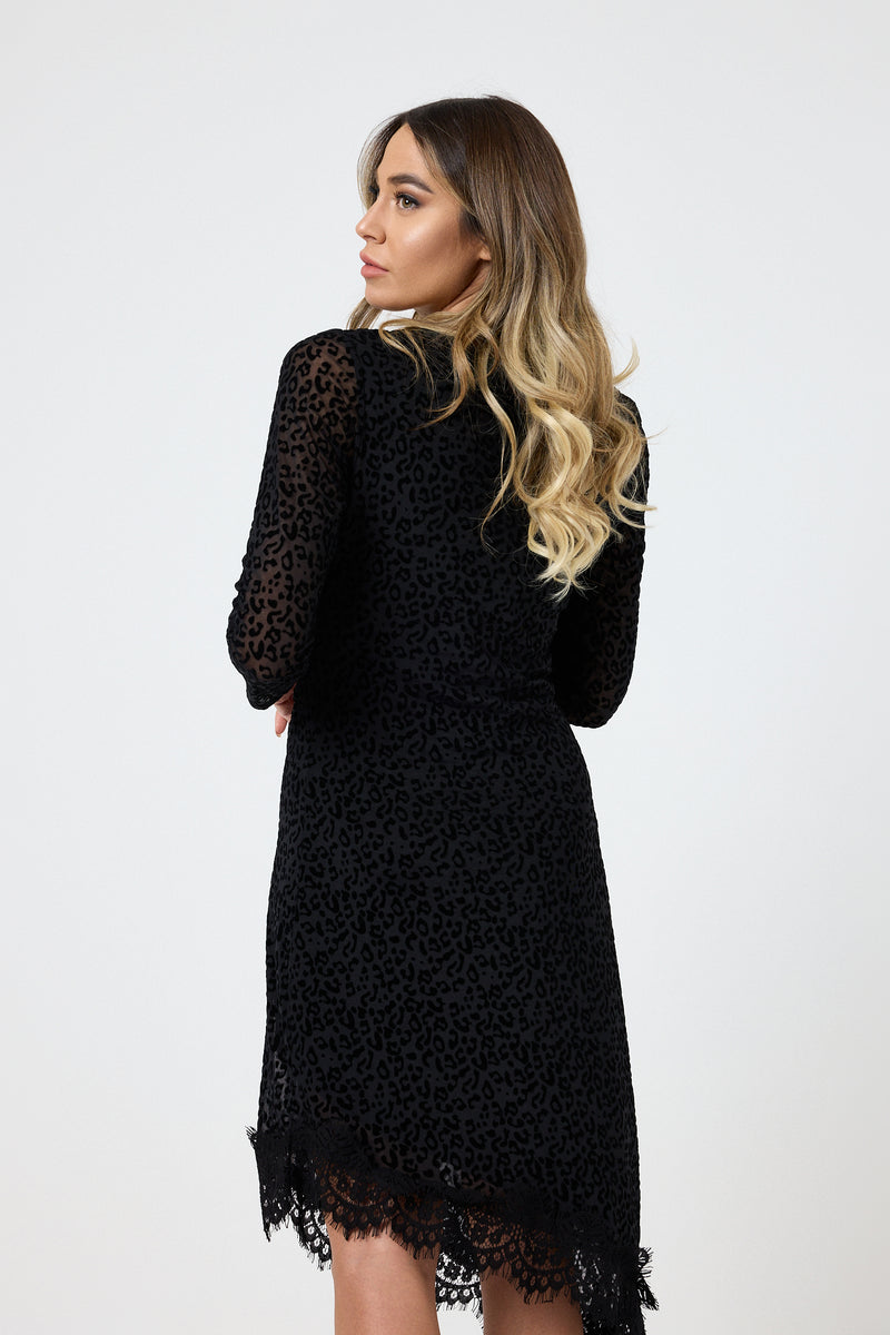 Abito in lycra stampa animalier FEDERICA BI ( due colori )