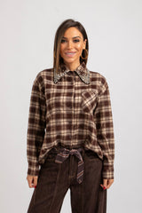 Camicia tartan gioiello FEDERICA BI