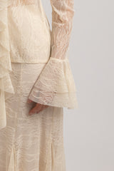 Camicia in pizzo crema FEDERICA BI