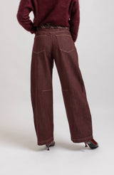 Denim jeans bordeaux FEDERICA BI