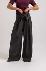 Tailleur gessato grigio FEDERICA BI