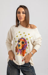 Felpa DOG FEDERICA BI