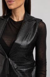 Gilet nero FEDERICA BI