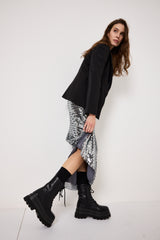 Gonna lunga in paillettes FEDERICA BI ( due colori )