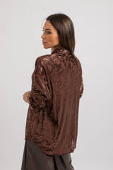Camicia stampa velluto FEDERICA BI
