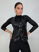 Gilet in paillettes FEDERICA BI