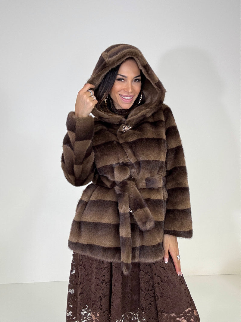 Ecovisone marrone FEDERICA BI