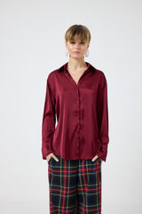 Camicia in raso FEDERICA BI ( più colori )