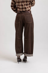 Denim jeans cioccolato FEDERICA BI