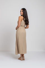 Abito lungo beige ALISSA BY FEDERICA BI