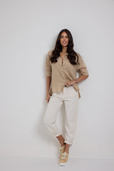 Camicia beige FEDERICA BI
