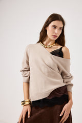 Maglia scollo V FEDERICA BI ( vari colori )