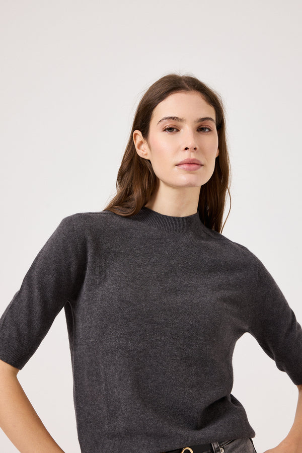 Maglia FEDERICA BI ( grigio antracite e nero )