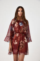Abito in chiffon fantasia FEDERICA BI