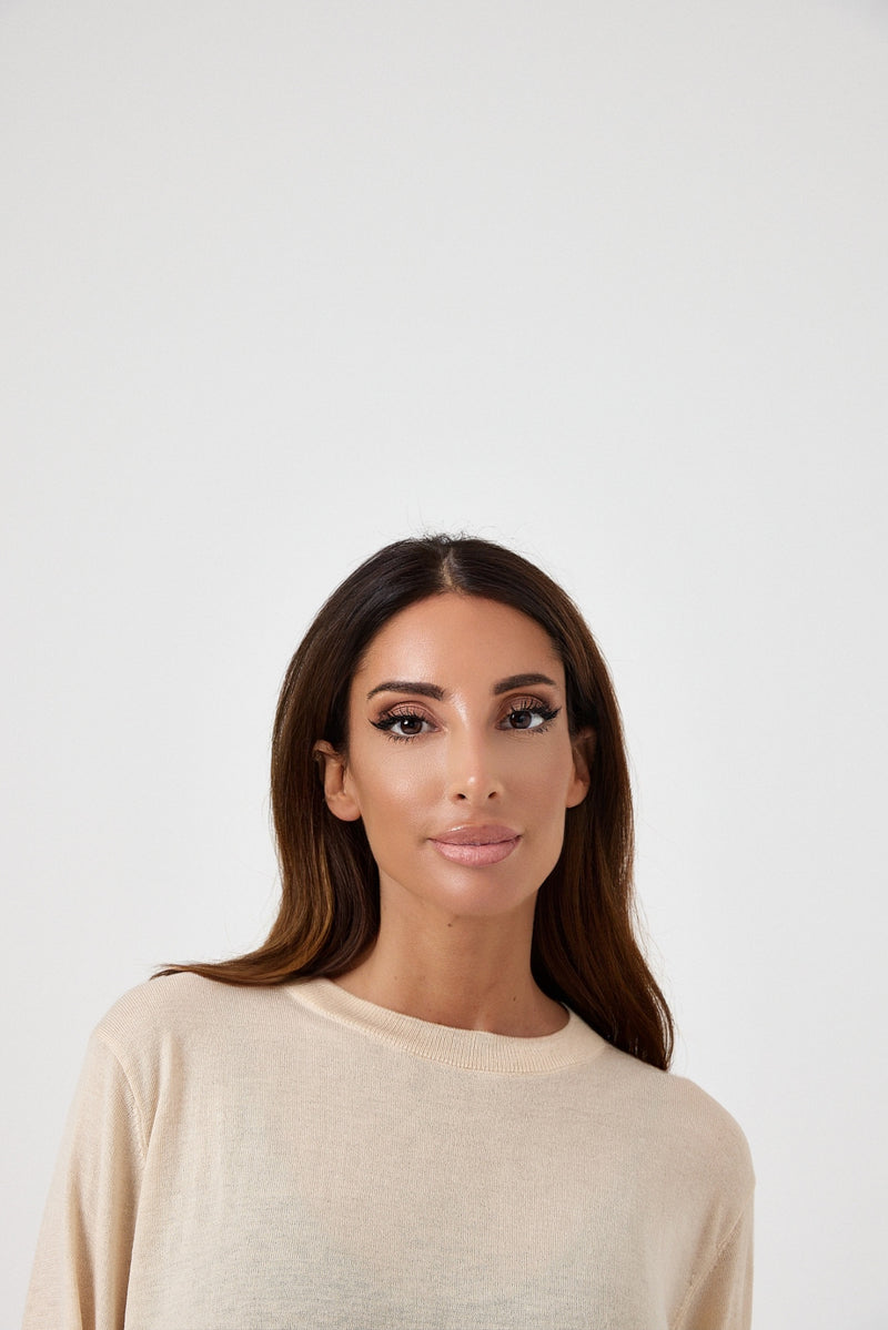 Maglia mano cachemire FEDERICA BI ( vari colori )