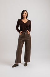 Cardigan moro in lana FEDERICA BI