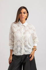 Camicia bianca in pizzo FEDERICA BI