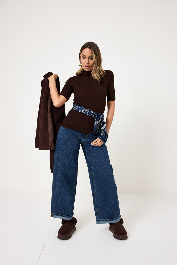 Denim blu over FEDERICA BI
