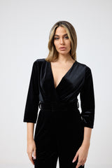 Tuta in velluto FEDERICA BI ( più colori )