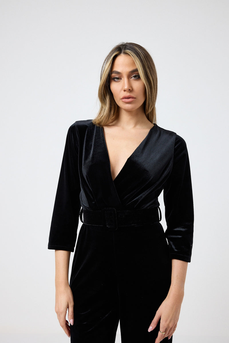 Tuta in velluto FEDERICA BI ( più colori )