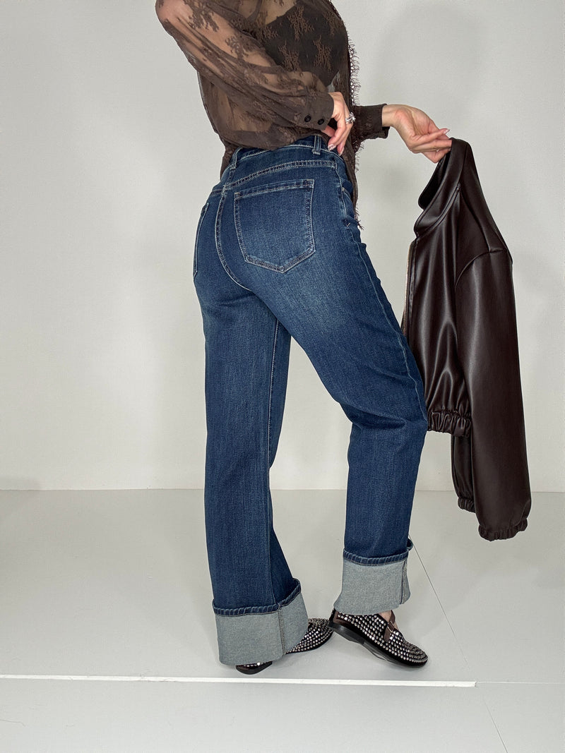 Denim blu elasticizzato FEDERICA BI