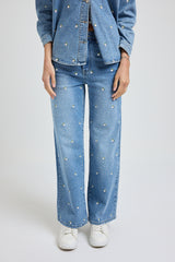 Denim fiorellini FEDERICA BI