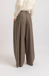 Pantalone tortora palazzo FEDERICA BI