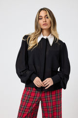 Camicia nera in chiffon FEDERICA BI