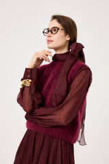 Gilet kid mohair ( vari colori ) FEDERICA BI