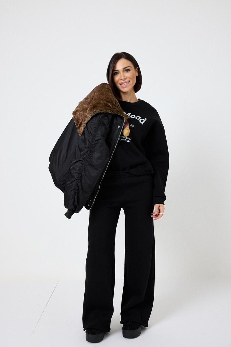 Tuta felpata FEDERICA BI ( due colori )