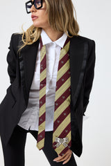 Cravatta in seta riga OXFORD FEDERICA BI