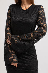 Abito FEDERICA BI in pizzo nero