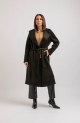 Cappotto nero FEDERICA BI