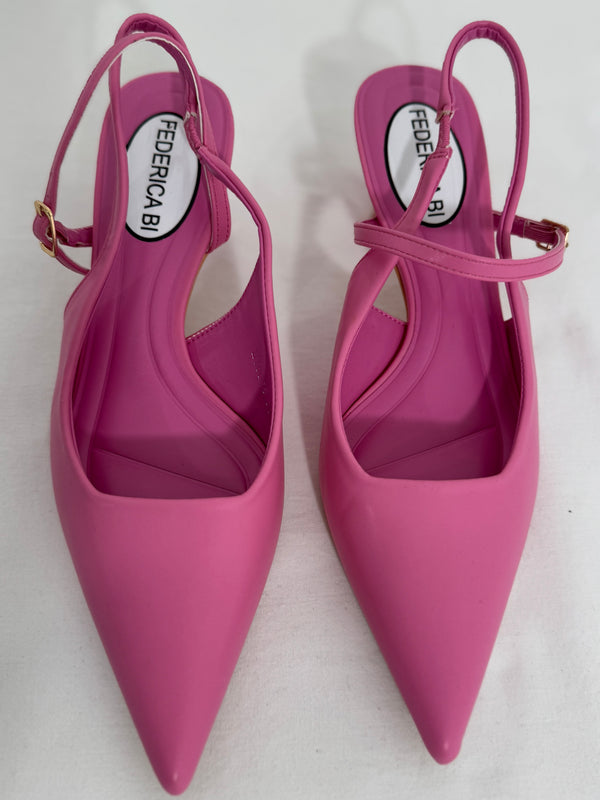 Slingback rosa FEDERICA BI