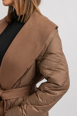Cappotto piumino cachemire e lana FEDERICA BI